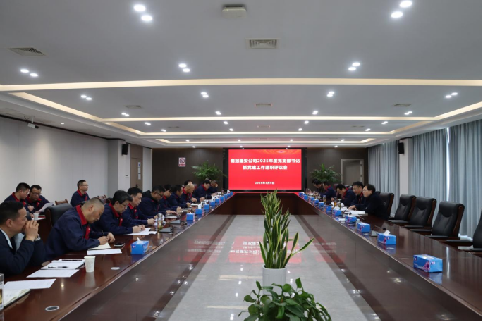 公司召開2025年度黨支部書記抓黨建工作述職評議會