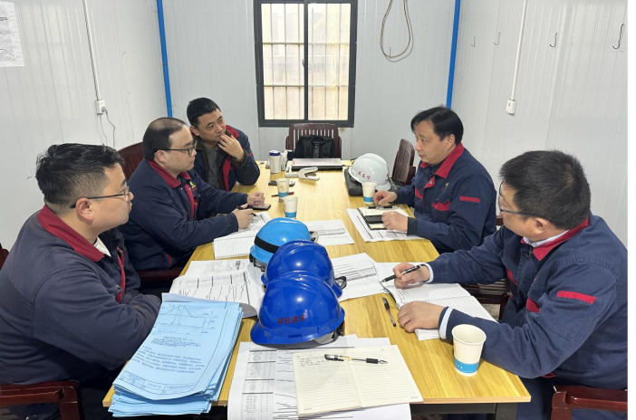 吳志停到金冠渣緩冷場項目檢查指導