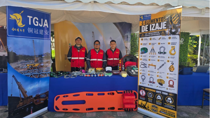 厄瓜多爾分公司受邀出席當地安全生產與健康日活動